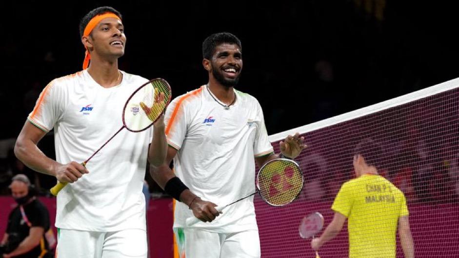 In Men’s doubles, Satwik-Chirag, currently world No. 2, secured victory defeating world No. 9 Indonesian pair 